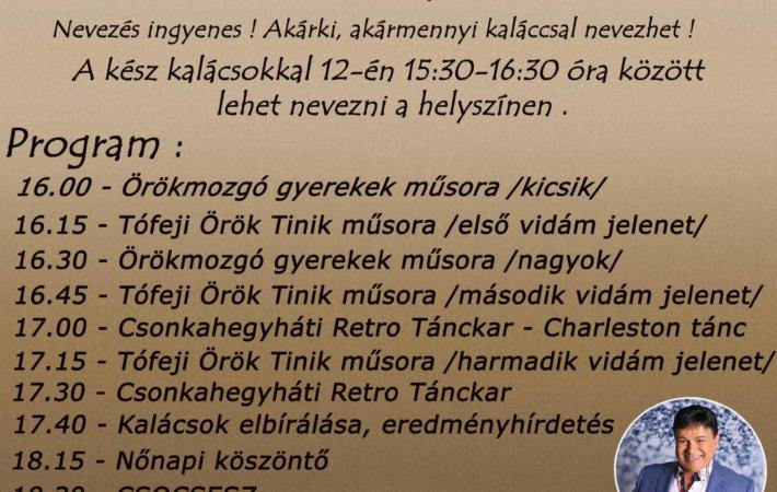 V. Tófeji Kalácsfesztivál