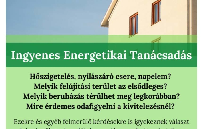 Ingyenes Energetikai Tanácsadás