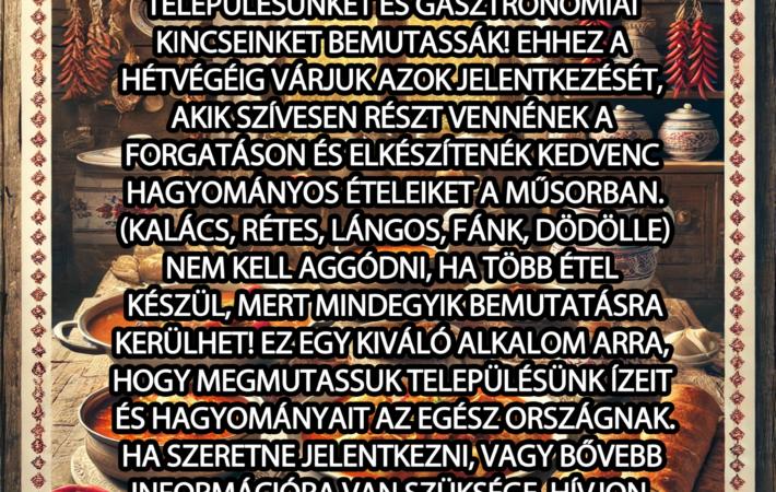 Ízőrzők tv felvétel lehetőség