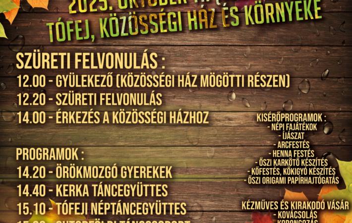 VIII. Őszi forgatag