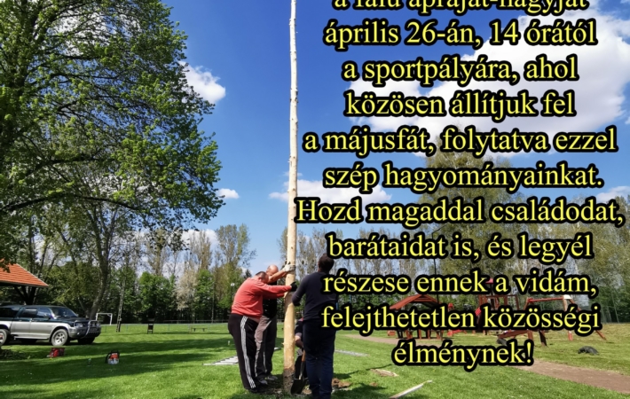 Májusfa állítás