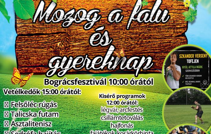 Mozog a falu és gyereknap