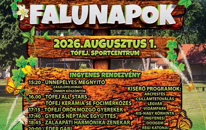 XXVI. Tófeji Falunapok