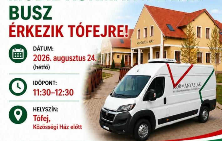 Mobil kormányablak busz