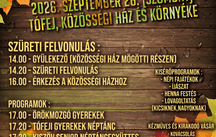 IX. Őszi forgatag